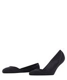 FALKE Step Medium Cut Box met siliconen op de hiel katoen footies dames zwart - maat 39-40