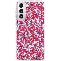 Samsung Galaxy S21 Liberty wiltshire rouge verstevigd hoesje met sublimatie bedrukking