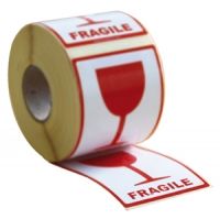 Raadhuis Etiket 74 x 150 mm 500 stuks glasbreekbaar