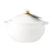 Wilmax WL-997021/1C Porseleinen ovenschaal met handvat, wit, 20,5 cm lengte, 5 cm hoogte, 650 ml capaciteit