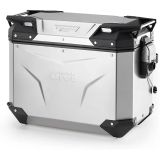 Givi Trekker Outback Evo Smart, étui latéral Monokey-Cam-Side, couleur: Aluminium, taille: 44 L