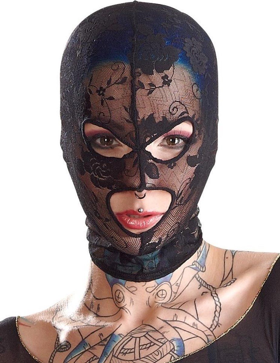 Bad Kitty Exotic Wear Hoofdmasker - Zwart - 4024144008025