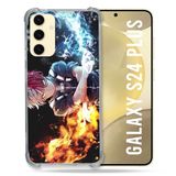 Cokitec Samsung Galaxy S24 Plus Hoesje - Manga My Hero Academia Shoto