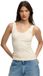 Superdry Essential Logo Scoop Mouwloos T-shirt Beige M Vrouw