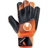 Uhlsport Soft Resist+ Flex Frame Keepershandschoenen Oranje, Zwart 9.5