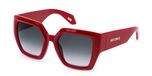 Just Cavalli SJC149 Vrouwen Zonnebril Rood Kunststof Vierkant
