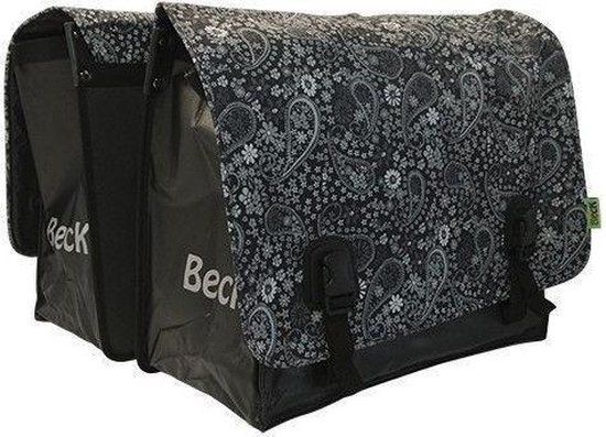 BECK Classic Blackish Pattern Double Pannier Bag - 45L - Canvas - Print