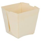 García de Pou 223.59 schaaltjes, vierkant, 5,5 x 5,5 x 5,5 cm, natuurlijk hout, 50 stuks