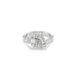 Swarovski Matrix ring 5727122 | wit, collectie Matrix, elegante luxe uitstraling, moderne artistieke stijl met zirkonia