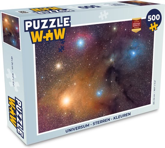 MuchoWow Puzzel Universum - Sterren - Kleuren - Legpuzzel - Puzzel 500 stukjes