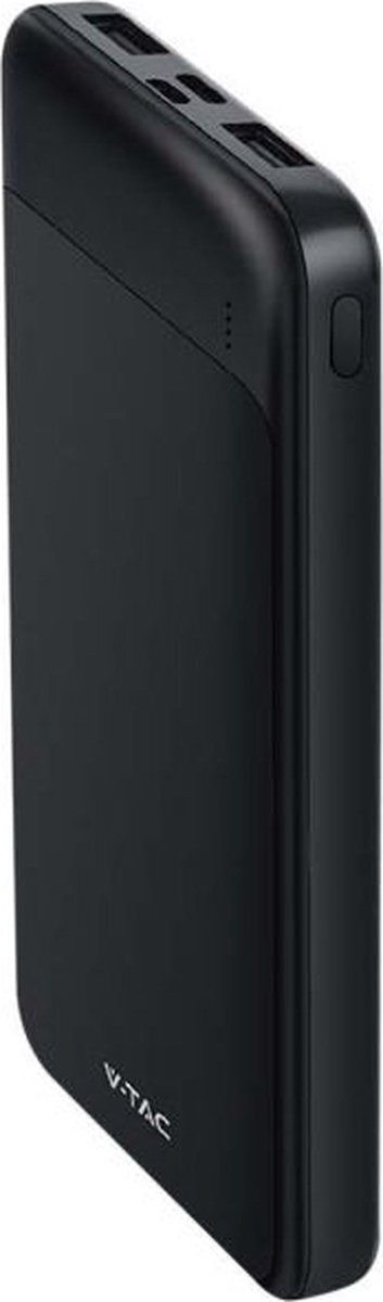 V-tac VT-10005 Powerbank - snellader - 10.000 mAh - Zwart