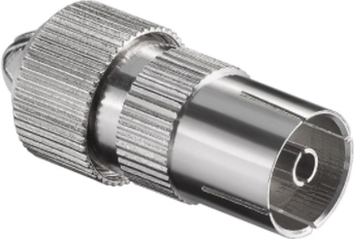 ABC-LED Coax stekker female - Voor satelliet tv