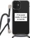 Case Company® - iPhone 12 Mini Case with Cord - I'm dope - Black