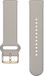 Polar Horlogebandje 20 mm Silicone Greige Sand S-L