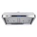 Combisteel Afzuigkap - 90cm Breed - 1530m3/uur - RVS - Horeca