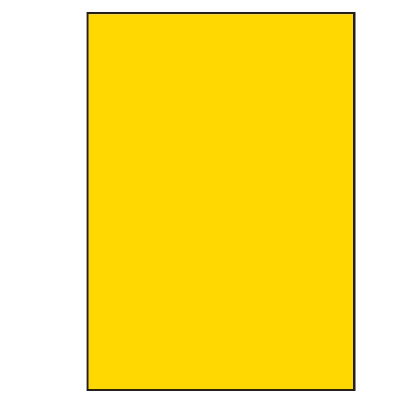Gele A4 etiketten 210 x 297 mm 100 vel