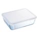Pyrex 241P000 Schaal, Borosilicaatglas, Transparant, 19 x 14 x 4 cm