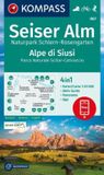 067 KOMPASS Karten Seiser Alm / Alpe di Siusi + Aktiv Guide 1:25.000
