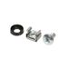 LogiLink AC0112 19 inch Matériel de fixation pour armoire de brassage, 50 pièces, Argent