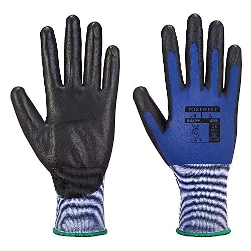 Portwest A360 Senti Flex Handschoen - L - Blauw/Zwart