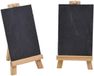 Merkloos / Sans marque G. Wurm Kleine Krijtbordjes - 4x - Houten Memo- en Tekstborden - 21 x 20 cm