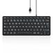 Perixx PERIBOARD-432 USB-toetsenbord, bekabeld, slank design met grote toetsen, Franse AZERTY-lay-out