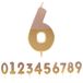 Talking Tables Rose Gold Nummer 6 Kaars