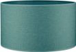Home Sweet Home Abat-jour cylindre en toile - turquoise - 40/40/22cm