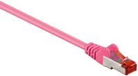 Goobay 93443 CAT 6 patchkabel, S/FTP (PiMF), magenta