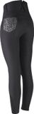 HORKA Rijbroek Elegance Full Grip dames, Kledingmaat 40, GRANITE, Nylon