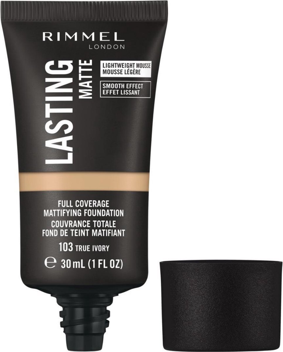 Rimmel London BLIJVENDE MAT FOUNDATION 103 TRUE IVORY