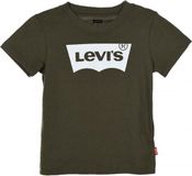 Levi's Jongens T-shirt met tekst - olijfgroen