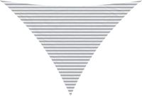 vidaXL Parasol triangulaire 5 x 5 x 6 m gris clair et blanc Polyester Oxford
