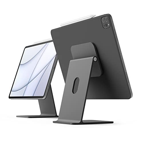 Elago Premium Magnetische Standaard Compatibel met iPad Pro 12,9 inch [5e, 4e Gen], iPad Pro 11 inch [3e, 2e Gen], iPad Air 10,9 inch [5e, 4e Gen], iPad Mini 8,3 inch [6e Gen]. (Donkergrijs)
