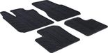 Gledring Rubbermatten passend voor Renault Twingo III 2014- (T profiel 4-delig + montageclips)