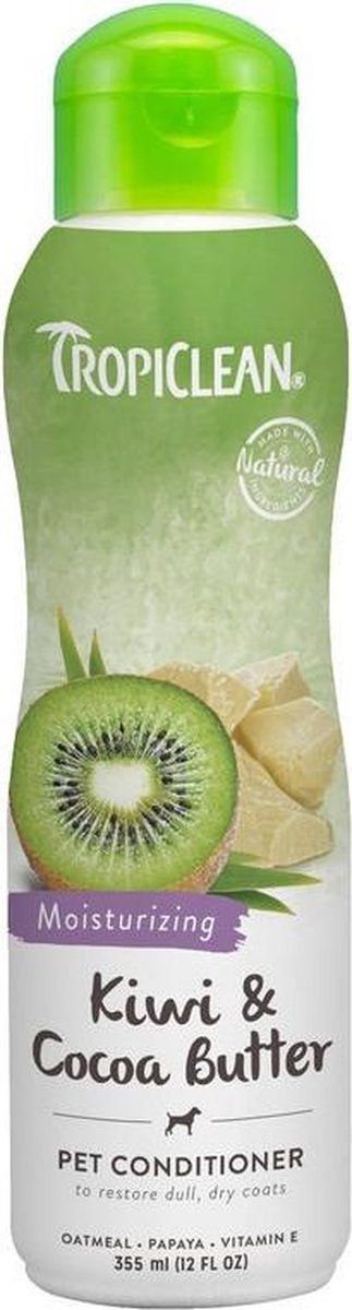 TropiClean Kiwi & Cocoabutter Conditioner voor honden - 355 ml