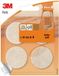 3M SP84A22 protection de sol pour meubles 4 pièce(s) Rond Beige Fibre Autocollant 34 mm