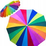 JUMI SP ZOO TUIN PARASOL parasol de jardin parasol de plage pour balcon terrasse, pliable avec frange 220 cm