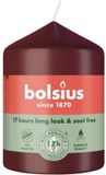 Bolsius - Stompkaars - Essentials - 80/58 - 1 Stuk - Velvet Red