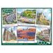 Jumbo Falcon de luxe Greetings from Scotland 1000 Piece Jigsaw Puzzle