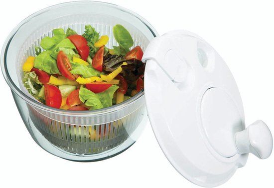 KitchenCraft Mini slacentrifuge - Transparant, Wit