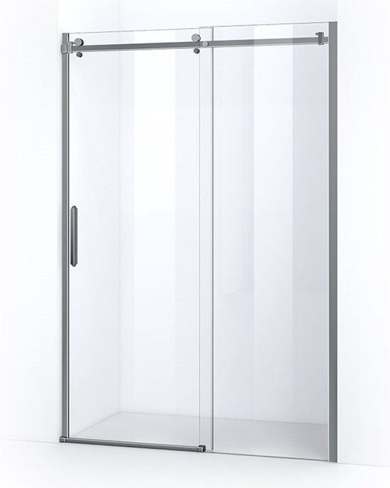 Maxaro Crystal Allure Douchedeur | 140 cm Chroom Helder glas Schuifdeur