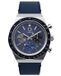 Timex Diver Inspired TW2Y36100 Horloge - Leer - Blauw - Ø 40 mm