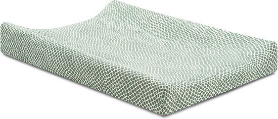 Jollein Aankleedkussenhoes jersey 50x70cm Snake Green