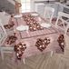 PETTI Artigiani Italiani Tafelkleed, keukentafelkleed, design chocolade, X6-zits (140 x 180 cm), 100% Made in Italy