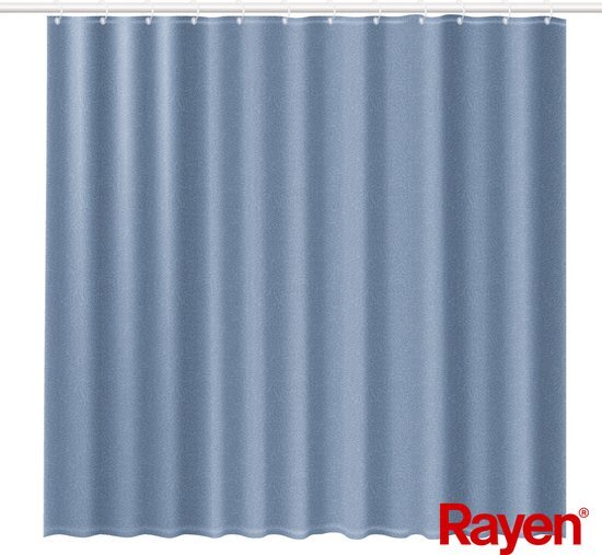 Rayen | Douchegordijn | hoogste kwaliteit | waterdicht | polyesterweefsel | sneldrogend | incl. 12 haken | 180 x 200 cm