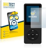 BROTECT - Screenprotector voor AGPtek 8GB MP3-Player - Folie Beschermfolie transparant 2 Stuks
