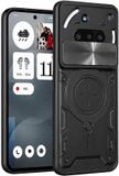 Techsuit Hoesje geschikt voor Nothing Phone (3a) - CamGuard Pro Back Cover - Zwart