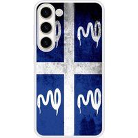 Samsung Galaxy S23 Drapeau martinique Verstevigd hoesje met sublimatie bedrukking