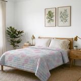 Zomer Molecole Zomer quilt "FANTASY" bedrukt, 260x270cm